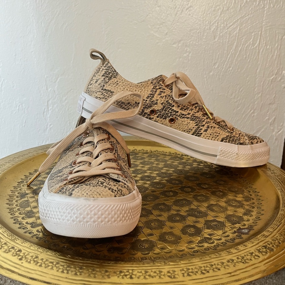 Snakeskin Print Converse